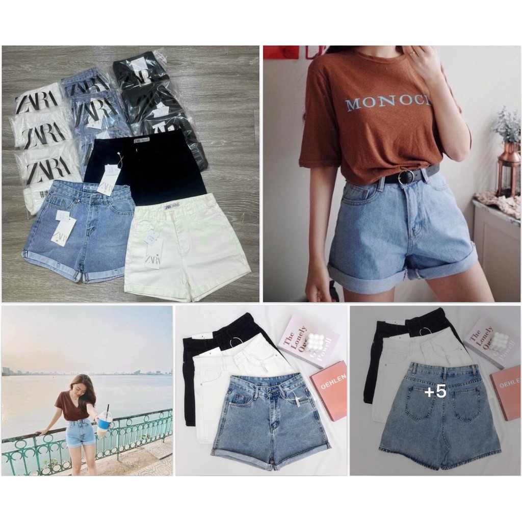 [BÁN SỈ] Quần Short Jean/Quần Đùi Bò Nữ Dáng Hàn Quốc_Mặc Là Mê