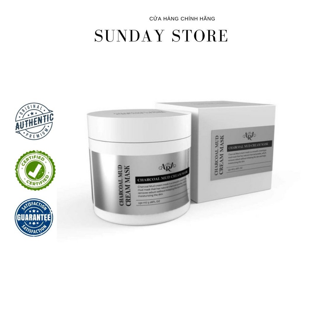 Mặt Nạ Bùn Khoáng Jee ara Charcoal Mud 220ml