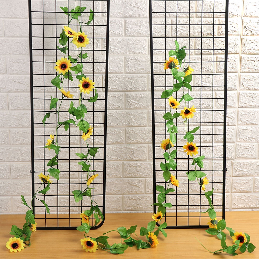 Dây Hoa Hướng Dương Giả 240cm Trang Trí Nhà Cửa