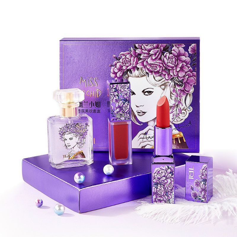 Set Miss Orchid 3 món Son Thỏi - Son Kem - Nước Hoa | BigBuy360 - bigbuy360.vn