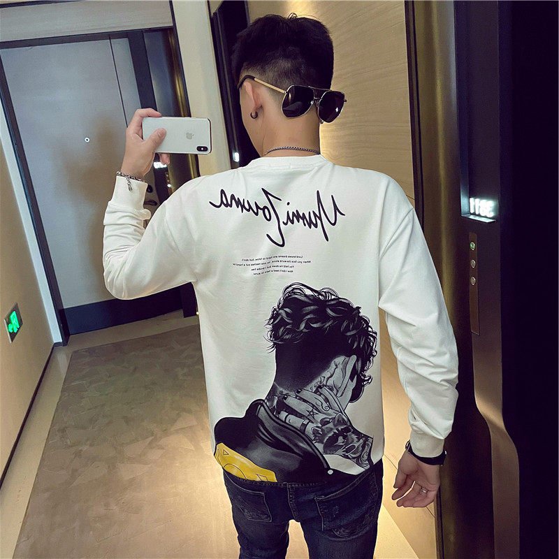 Áo Thu Đông Nam Dài Tay, Áo Nỉ Nam Chất Poly Mềm Mịn Co Dãn Cổ Tròn In 3D- MÃ TD50