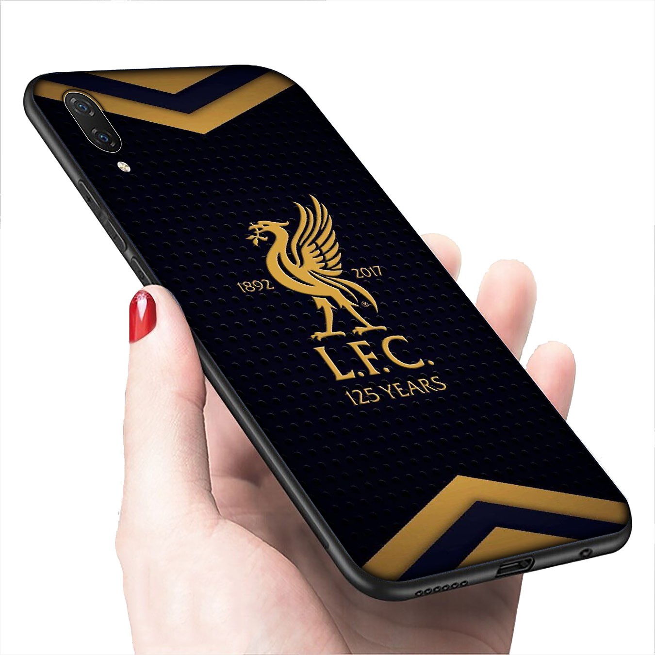 Ốp điện thoại silicone mềm hình logo Liverpool màu đỏ cho Xiaomi Redmi 6A 8A Note 8T 6 8 Pro