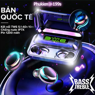 Tai nghe Bluetooth Không Dây F9 PRO màng hình LED hiển thị Pin true wireless 5.1 Nghe Gọi chip CVC8.0 Giảm Tiếng Ồn
