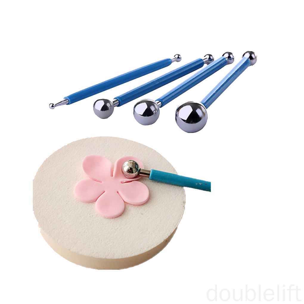 Set 4 Dụng Cụ Tạo Hình Bánh Bằng Thép Không Gỉ