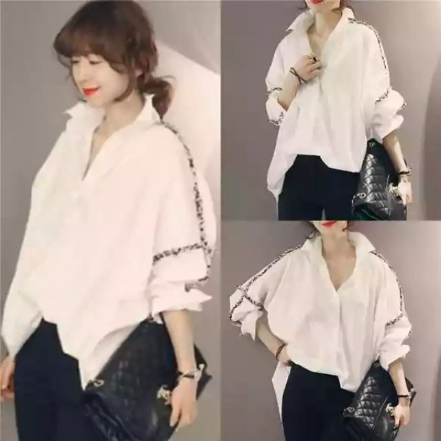 (Ảnh thật) (có bigsize) Áo sơ mi form rộng