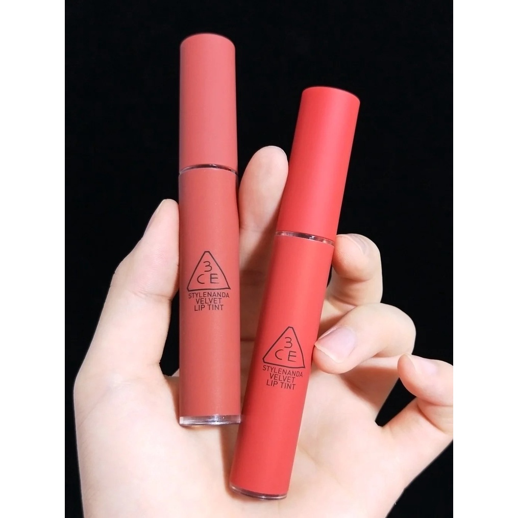 Son kem lì 3CE mềm môi tôn da Velvet Lip Tint mịn môi lâu trôi BITTER HOUR 3CE006