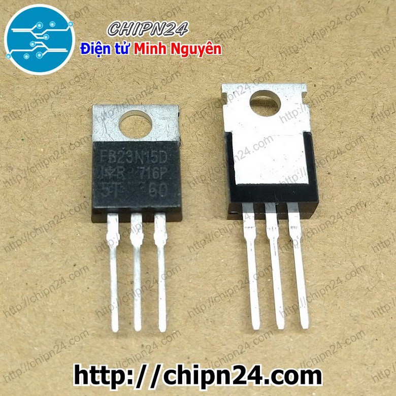 [1 CON] Mosfet 23N15 TO-220 23A 150V Kênh N (IRFB23N15 IRFB23N15DPBF FB23N15)