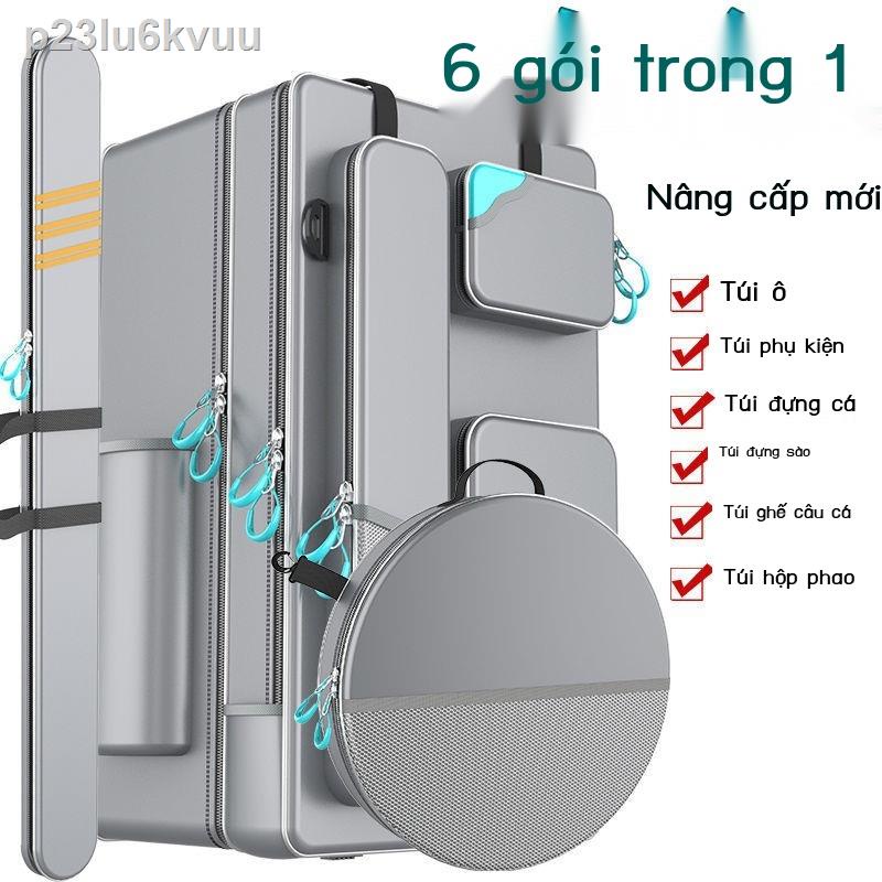 ▤ p23lu6kvuuTúi đựng đồ câu cá túi cần đa năng balo ghế di động dày bụng đeo vai