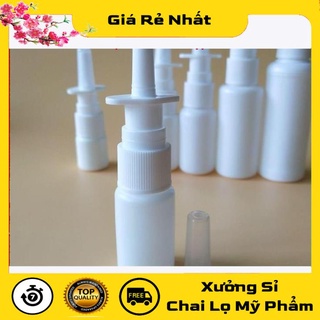 Chai xịt mũi thẳng 10ml, 20ml chiết dung dịch , phụ kiện du lịch