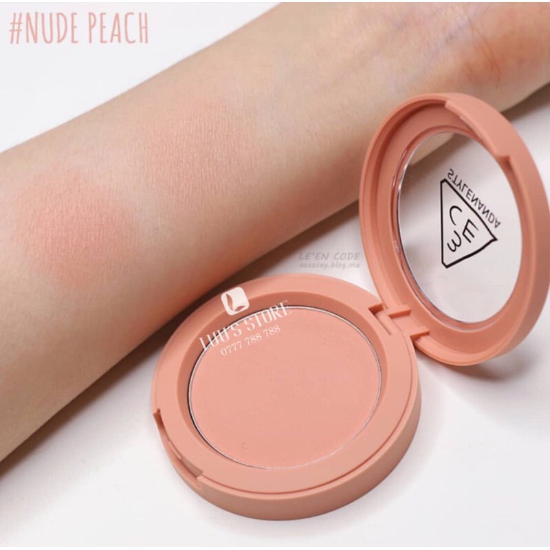 PHẤN MÁ HỒNG 3CE RECIPE FACE BLUSH
