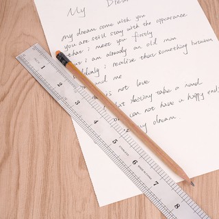 Thước Thẳng Bằng Thép Không Gỉ 30Cm 12 Inches