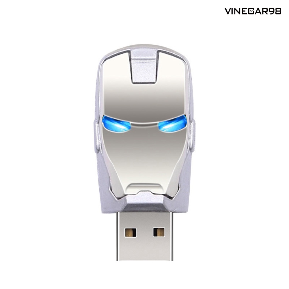 VINE-Iron Man 512GB 2TB USB 2.0 Flash Drive Disk Data Thumb Memory Stick