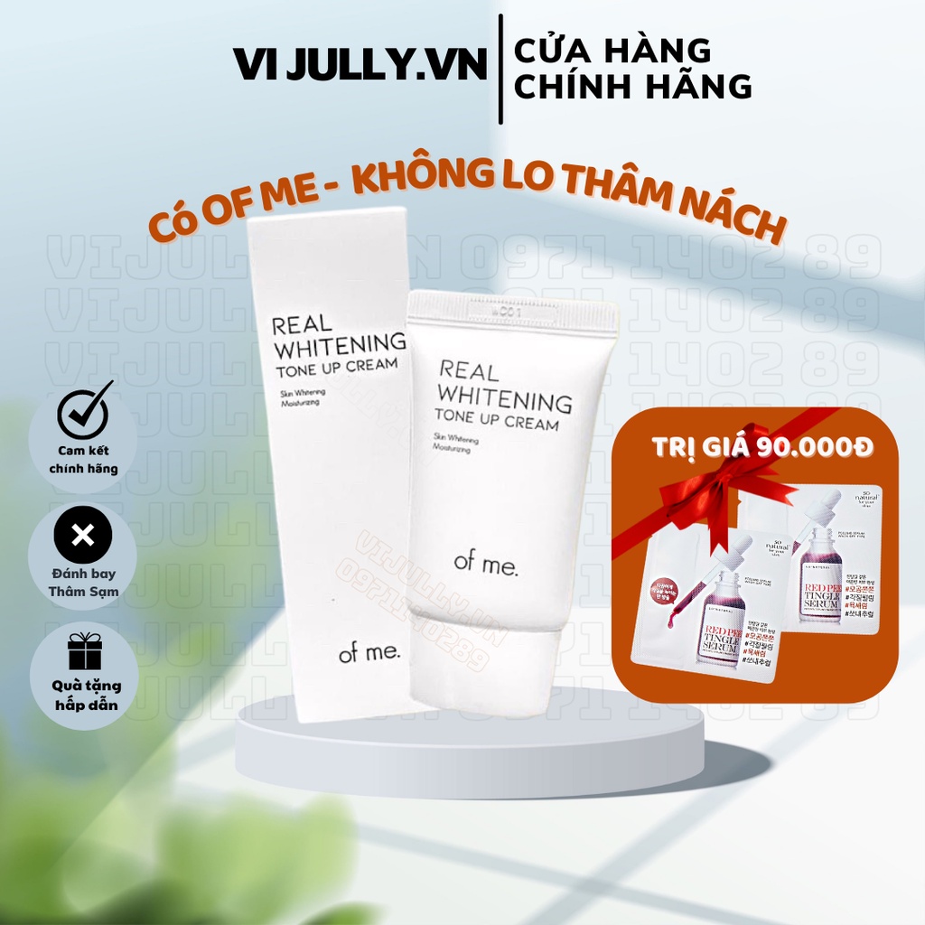 Kem Dưỡng Trắng Body Giảm Thâm Nách, Bẹn, Khuỷ Tay, Chân, Mông, Kem Thâm Body Of Me Real Whitening Hàn Quốc