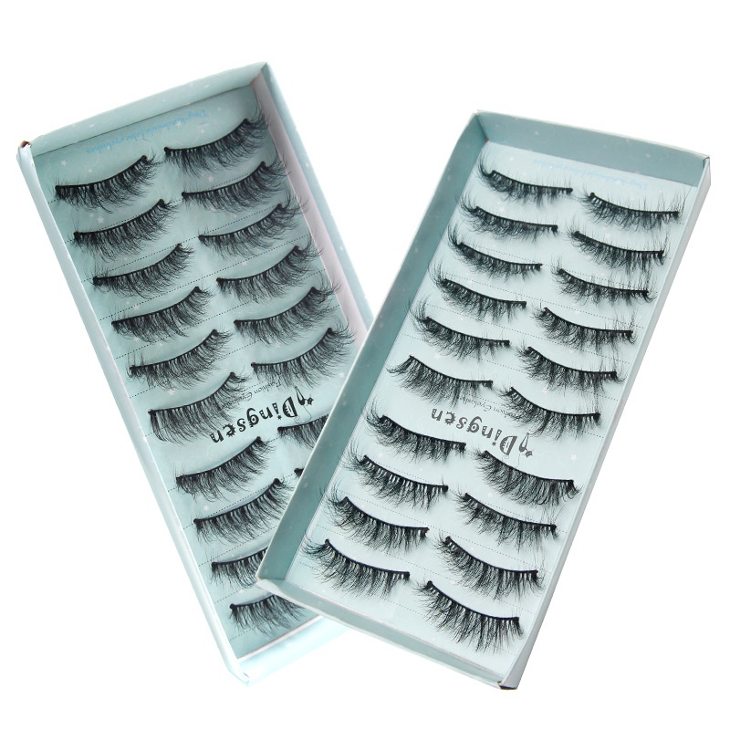 Set 10 Cặp Lông Mi Giả 3D Mềm Mại Tự Nhiên