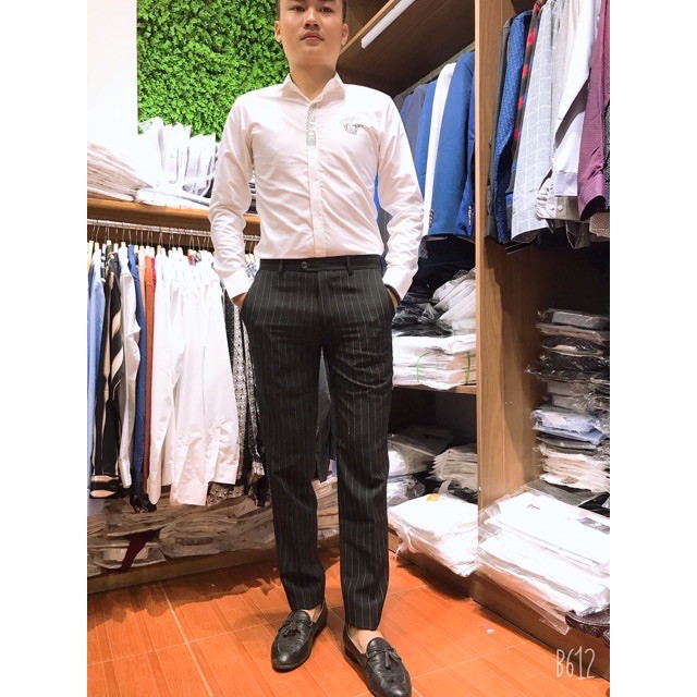[SALE CỰC SỐC] Sơ mi hoạ tiết chữ hàng cao cấp