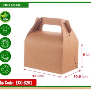  Hộp giấy đựng thức ăn   gà rán bánh đồ khô  100c hộp 