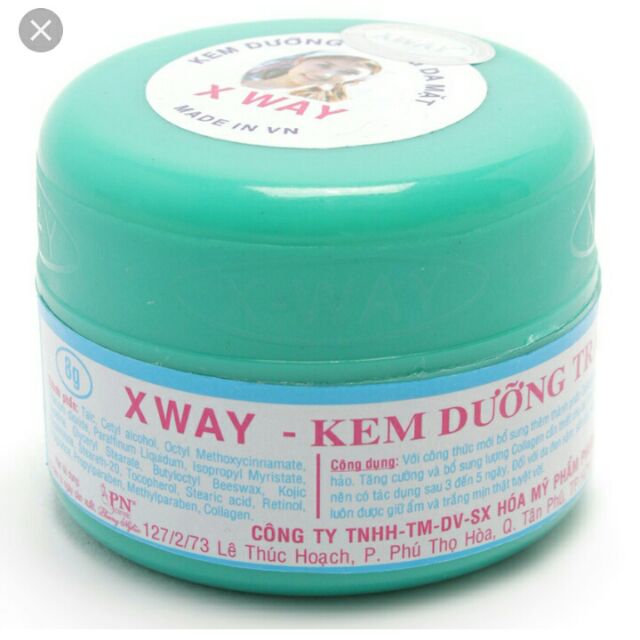 Kem Dưỡng Trắng Da Mặt XWAY 8g