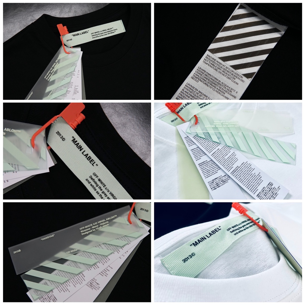 Áo thun OFF WHITE Gradient Nam Nữ - Full tem tag LikeAuth