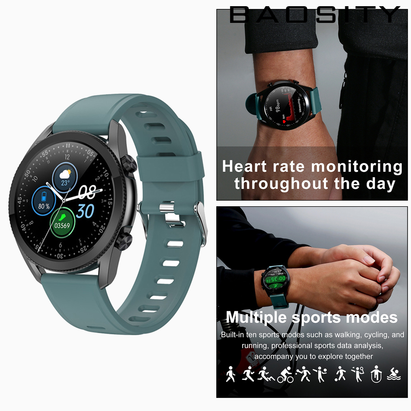 Đồng Hồ Thông Minh Dành Cho Điện Thoại Android Và Ios