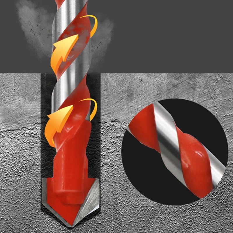 Bộ Mũi Khoan Thủy Tinh / Nhựa / Cacbua Chống Mòn Chuyên Dụng