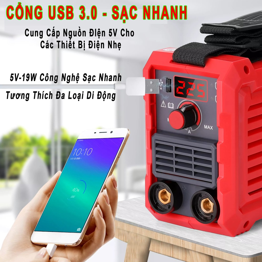 Máy hàn điện tử chính hãng HADAWA công nghệ Nhật, máy hàn mini đa năng xách tay chất lượng cao