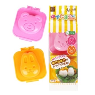 Set 2 khuôn cơm tạo hình làm ép cơm, bento trứng, bánh flan, thạch rau câu có nắp KOBUKO nội địa Nhật Bản