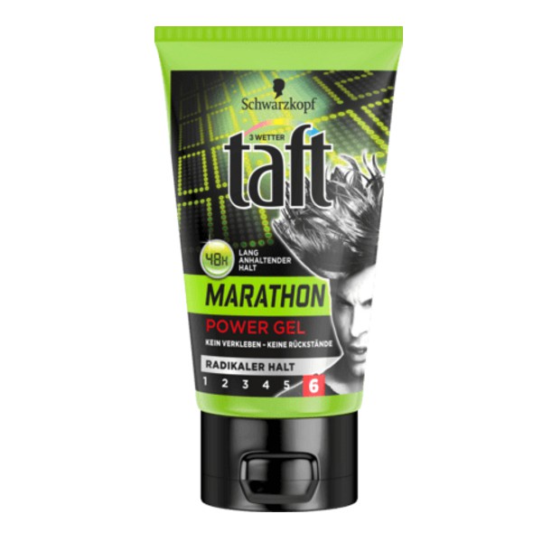 Gel Vuốt Tóc Taft Power Marathon, 150 ml