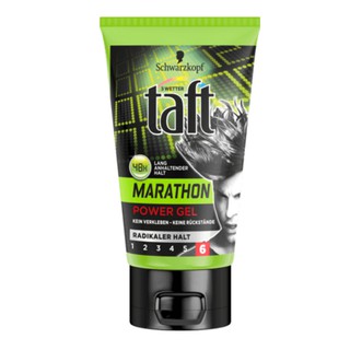 Gel vuốt tóc taft power marathon, 150 ml