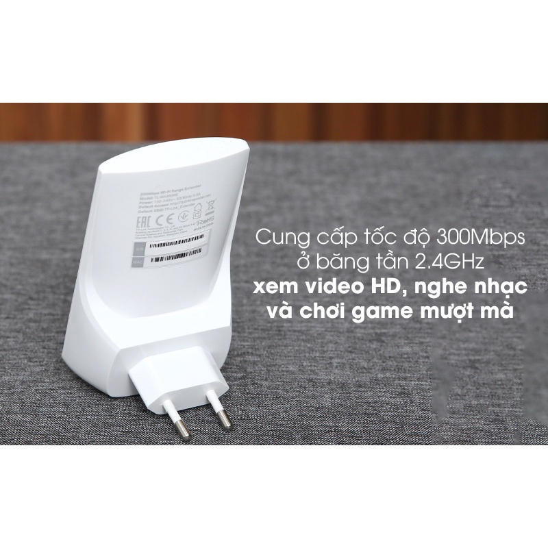 Bộ Mở Rộng Sóng Wifi TP-Link TL-WA850RE Tốc Độ 300Mbps - TRANGIATELECOM