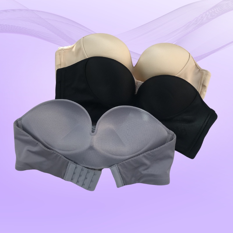 Áo Ngực Không Dây Nâng Ngực, Áo Ngực Không Gọng Chống Tuột Đệm Mỏng DORIS - A336