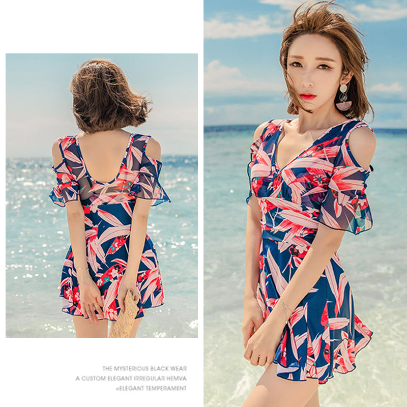 Bộ Đồ Bơi Liền Thân Size Lớn Thời Trang Hàn Quốc 2021 Cho Nữ | BigBuy360 - bigbuy360.vn