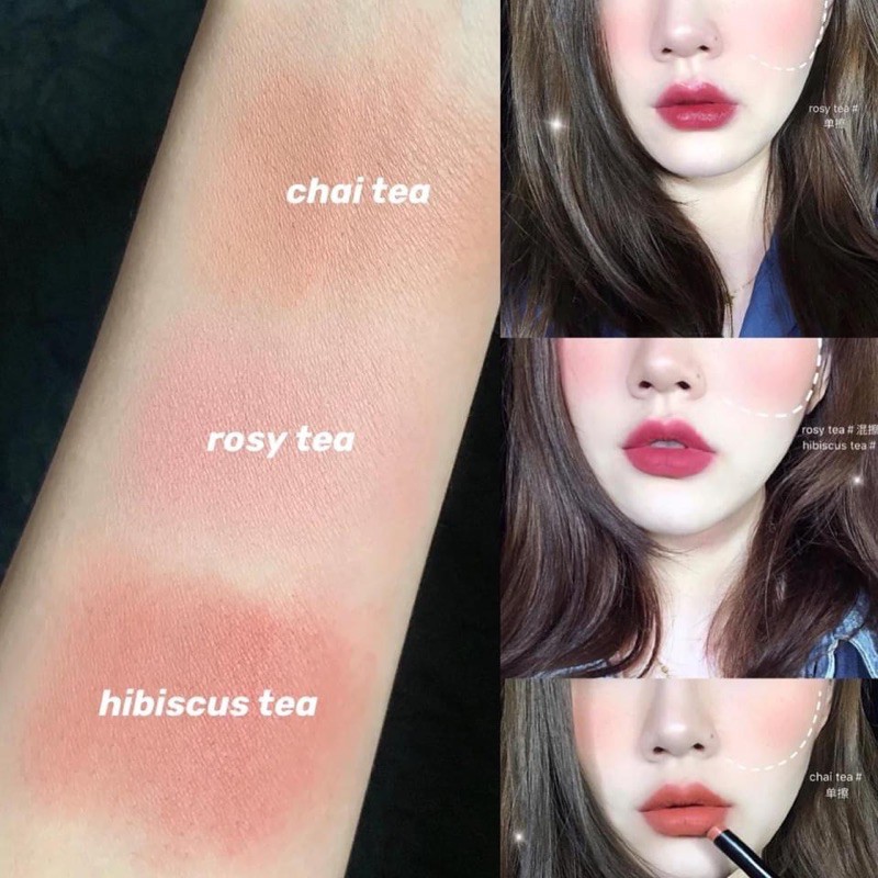 Phấn Má hồng 3in1 Afternoon Tea Blusher Palette Chai Tea