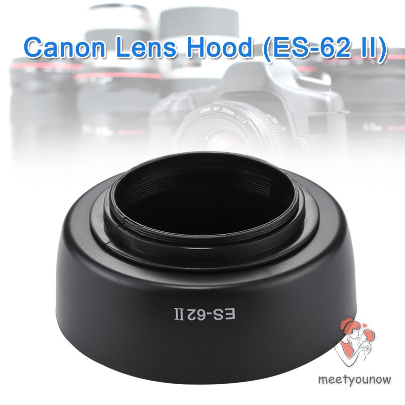 Camera Lens Hood for Canon EF 50mm F1.8 II ES-62 ES62ii