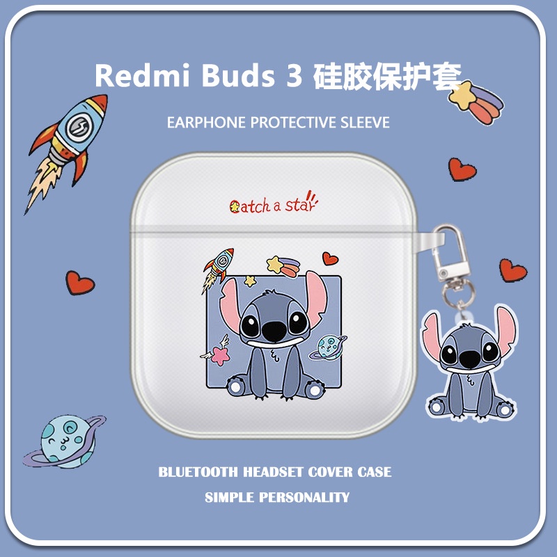 XIAOMI Vỏ TPU Mềm Trong Suốt Bảo Vệ Hộp Sạc Tai Nghe Không Dây Redmi Buds 3 Redmi Buds 3