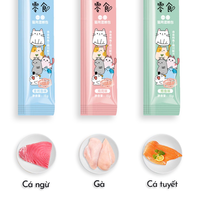 Combo 5 gói Sup thưởng cho Mèo