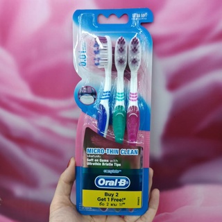 Lô 3 bàn chải đánh răng Oral B Micro- thin clean