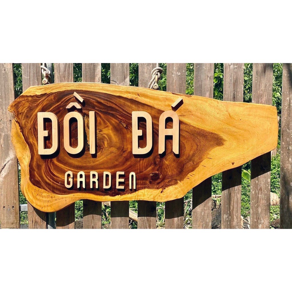 Chữ gỗ dán tường, chữ gỗ decor trang trí  nhà cửa, Vật trang trí tường Decor Quán Cafe - Màu gỗ sáng cao 20cm