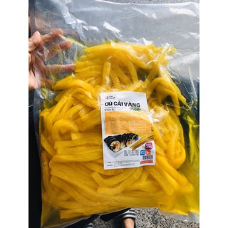 củ cái muối vàng gói 500g dạng sợi