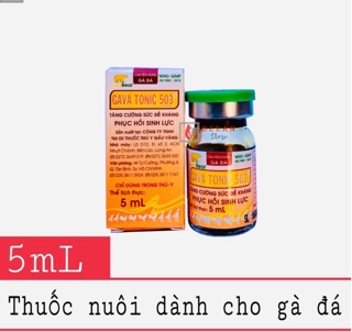 DINH DƯỠNG cho gà đá GAVA TONIC 503 100ml