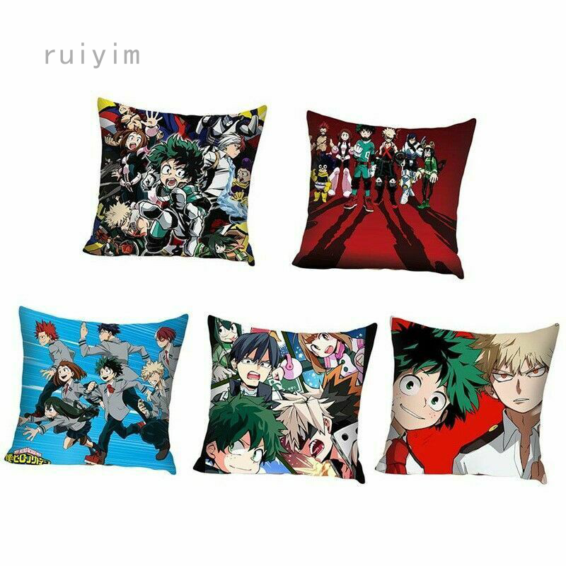 Vỏ Gối In Hình Nhân Vật Anime Học Viện Anh Hùng