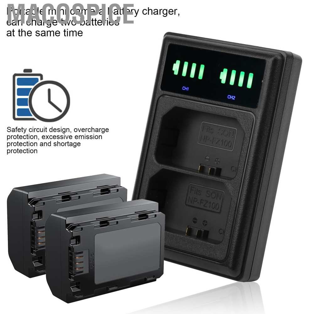 Đế sạc với màn hình lcd cho máy ảnh Np Fz100