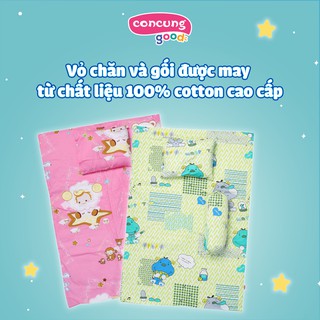 Bộ chăn gối cotton ConCung Good