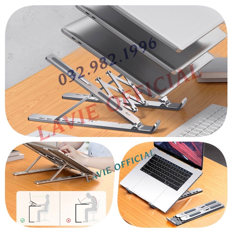 Giá Đỡ Laptop - Giá Kê Laptop Bằng Nhôm Điều Chỉnh Độ Cao, Màu Sắc Sang Trọng Có Thể Gấp Gọn Laptop Stand | WebRaoVat - webraovat.net.vn