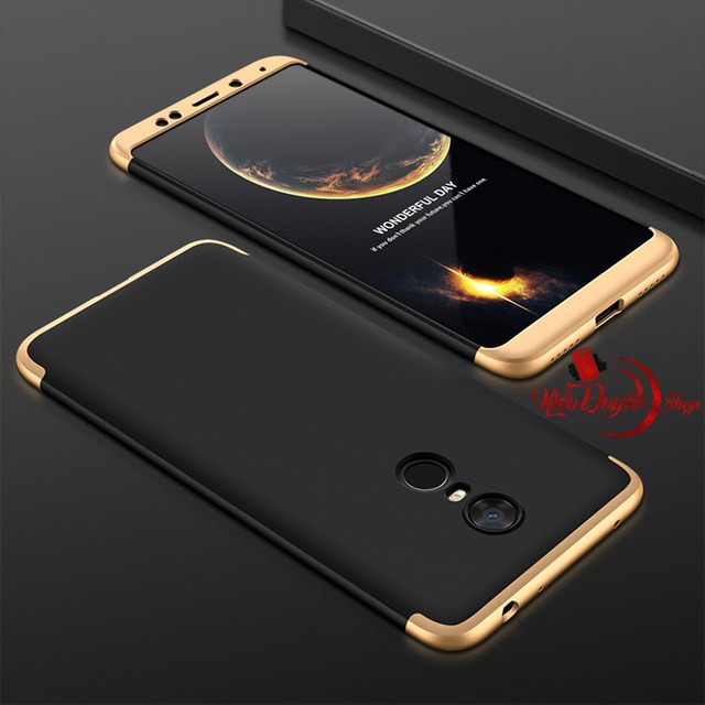 Ốp lưng Xiaomi Redmi 5 bảo vệ 360 độ chính hãng GKK