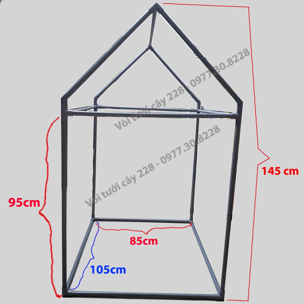 Combo ống nước nhựa làm nhà lều cho trẻ em