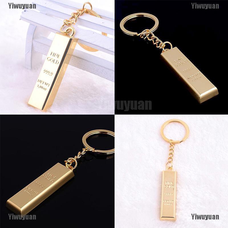 Móc Khóa Kim Loại Màu Vàng Độc Đáo Kích Thước 55X15X15X