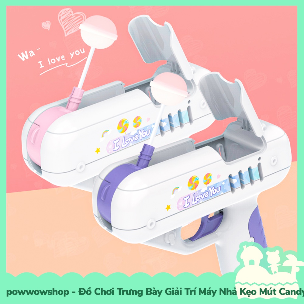 [Sẵn VN - Hỏa Tốc] Đồ Chơi Giải Trí Trưng Bày Máy Nhả Kẹo Mút Cầm Tay Mini Nhỏ Gọn