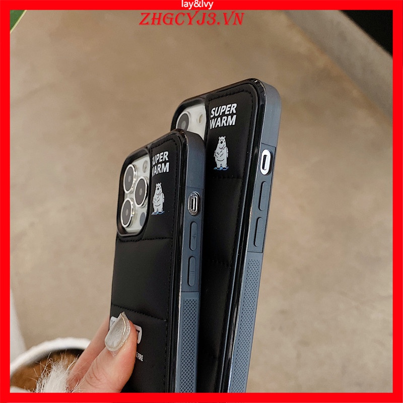 Ốp Điện Thoại IMD Silicone In Hình Gấu Bắc Cực Hoạt Hình Cho IPhone 7/8 Plus XS XR XSmax 11 12 Pro Max 13 Pro
