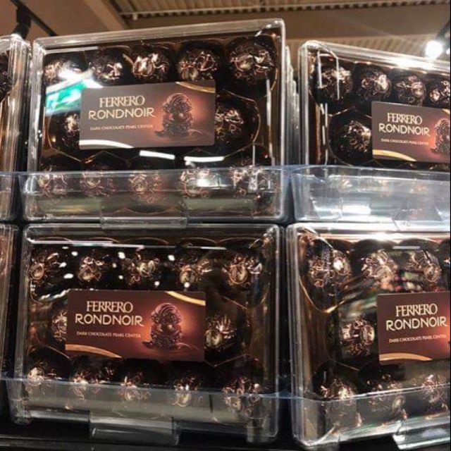 Socola đen nhân hạt phỉ rang Ferrero Rondnoir Đức