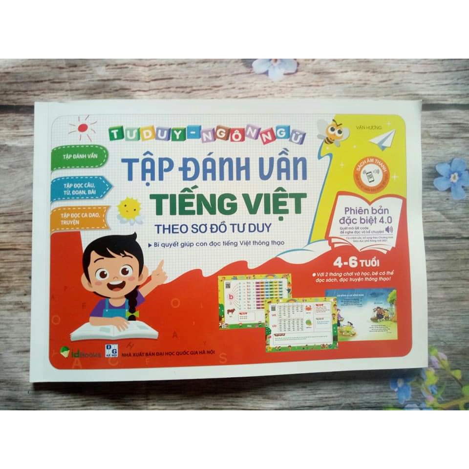 TẬP ĐÁNH VẦN TIẾNG VIỆT theo sơ đồ tư duy - Bí Quyết Giúp Con Đọc Tiếng Việt Thông Thạo (4 - 6 Tuổi)